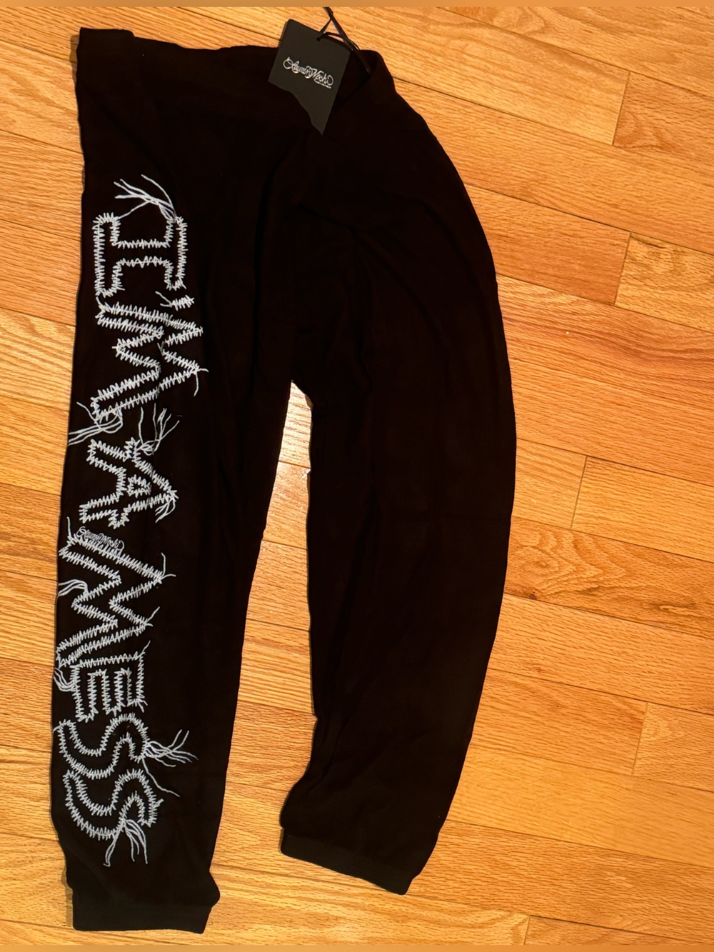 NWT Lauren Moshi I’m A Mess Black Limited Edition Sweatpants